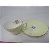 Image 9 : TEA CUPS & PLATES *FINE BONE CHINA* (HAND NUMBERED) *SET OF 4*