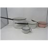 Image 1 : LOT OF 4 ENAMEL WEAR (3 POTS & 1 CUP)