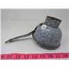 Image 2 : LOT OF 2 ENAMEL WARE FUNNELS (GREY & DARK)