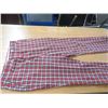 Image 1 : PLAID PANTS *VINTAGE 1960s* (W 34" X L 32") BELL BOTTOM
