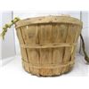 Image 1 : BUSHEL BASKET (WOODEN) *ON ROPE*