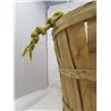 Image 4 : BUSHEL BASKET (WOODEN) *ON ROPE*