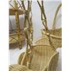 Image 10 : LOT OF 5 WICKER (OWL, BASKET, 3 TIER SHELF & 2 CUPS)