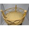 Image 21 : LOT OF 5 WICKER (OWL, BASKET, 3 TIER SHELF & 2 CUPS)