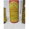 Image 6 : LOT OF 12 FARM CHEMICAL CONTAINERS *IN WOODEN BOX*
