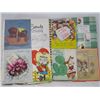 Image 10 : MERCHANDISING PLAN BOOK (1957) & LOT OF GREETING CARDS (1950) *BIRTHDAY, ETC*