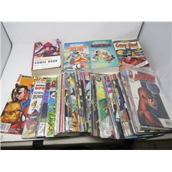 COMIC BOOKS (61 MISC.) & OVERSTREET COMIC BOOK PRICE GUIDES (#s 17, 21, 31, 32)