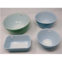 PYREX BOWL SET (4 PCS)