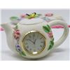 Image 5 : TEA POT, CREAM/SUGAR/PLATTER (TEAPOT W/CLOCK)