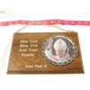 Image 6 : POPE JOHN PAUL II MEMORBILLIA (CALENDAR, PLATE, PLAQUE