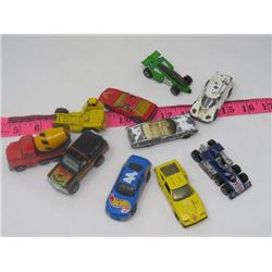 LOT OF TONKA TOYS (TRUCKS, CARS, CEMENT TRUCK, ETC) *VINTAGE*