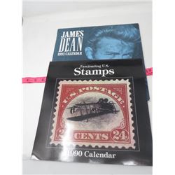 STAMP & CALENDAR (JAMES DEAN) *VINTAGE*