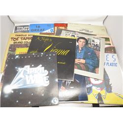 LP RECORDS (QTY 16) 'TENNESSEE ERNIE FORD, APRIL WINE, PAUL ANKA, ETC'