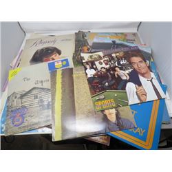 LP RECORDS (QTY 19) 'BILLY JOEL, HUEY LEWIS, GEORGE HARRISON, ETC'