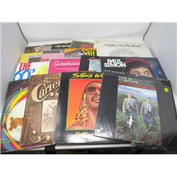 LP RECORDS (QTY 16) 'CARTER FAMILY, WALT DISNEY, STEVIE WONDER, ETC'