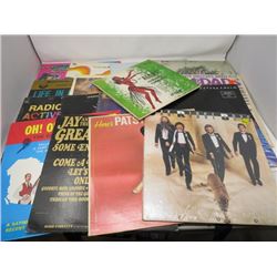 LP RECORDS (QTY 17) 'PATSY CLINE, JAY & THE AMERICANS, OAKRIDGE BO7YS, ETC'