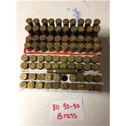 AMMUNITION 30-30 (BRASS SHELLS) *QTY 80*