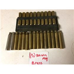 AMMUNITION 300 WIN MAG (BRASS SHELLS) *QTY 15*