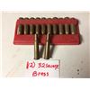 Image 1 : AMMUNITION 32 SAVAGE (BRASS SHELLS) *QTY 12*