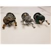 Image 2 : 3 FISHING REELS (GREEN HORNET #2200, PFLUEGER SUMMIT #1993L [BAKE LIGHT HANDLES] & PFLUEGER SKILKSAT