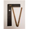 Image 1 : SQUARE & RULER (W/BRASS INSERTS)