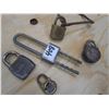 Image 3 : VINTAGE LOCKS (LOT OF 5) *NO KEYS*