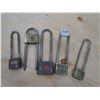 Image 1 : VINTAGE LOCKS (LOT OF 5) *NO KEYS*