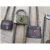 Image 3 : VINTAGE LOCKS (LOT OF 5) *NO KEYS*
