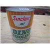 Image 1 : OIL TINS *FULL* (CARDBOARD) *SINCLAIR DINO-DINOLENE* (1 QT)