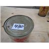 Image 4 : OIL TIN *FULL* (MOBILOIL) *SOME DENTS* (1 QT)