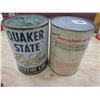 Image 2 : OIL TINS (SHELL AVAIATION & QUAKER STATE DELUXE) *1 QT* (QTY 2)