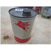 Image 2 : OIL TIN (MOBILOIL) *1 QT*  (MADE IN MEXICO) *FULL*