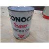 Image 1 : OIL TIN (CONOCO SUPER MOTOR OIL) *1 QT* (FULL)