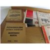 Image 4 : LOT OF TRACTOR MANUALS, ETC. (CASE, ALLIS CHALMERS, MASSEY, ETC)