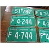 Image 3 : LOT OF 6 LICENCE PLATES (1969) *LOW DIGIT SASKATCHEWAN*