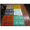 Image 1 : LOT OF 6 SETS LICENCE PLATES (1961-62-63-67-68-69) *SASK* (QTY 12)