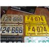 Image 2 : LOT OF 6 SETS LICENCE PLATES (1961-62-63-67-68-69) *SASK* (QTY 12)