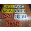 Image 1 : LOT OF 7 LICENCE PLATES (ASSORTED AMERICAN) *TRAILER ETC…*