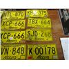 Image 3 : LOT OF 12 LICENCE PLATES (ALBERTA)