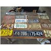 Image 1 : LOT OF 20 LICENCE PLATES (1920'S, 1950'S, 1960'S)