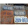 Image 2 : LOT OF 20 LICENCE PLATES (1920'S, 1950'S, 1960'S)