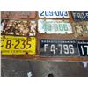 Image 3 : LOT OF 20 LICENCE PLATES (1920'S, 1950'S, 1960'S)