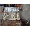 Image 6 : LOT OF 20 LICENCE PLATES (1920'S, 1950'S, 1960'S)