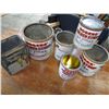 Image 1 : LOT OF 5 SYRUP TINS PLUS 1 COFFEE TIN