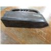 Image 3 : SAD IRON (W/WROUGHT IRON HANDLE) *CAST IRON #22* (11 INCHES LONG-VERY HEAVY)