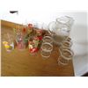 Image 1 : PITCHER AND 4 GLASSES (ART DECO) *AND MISC GLASSES*