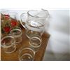 Image 2 : PITCHER AND 4 GLASSES (ART DECO) *AND MISC GLASSES*