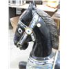 Image 6 : CAROUSEL HORSE ON STAND (CARVED WOOD) *47.5" T*