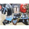Image 2 : CAROUSEL HORSE ON STAND (CARVED WOOD) *47.5" T*