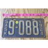 Image 1 : 1924 SASKATCHEWAN LICENCE PLATE